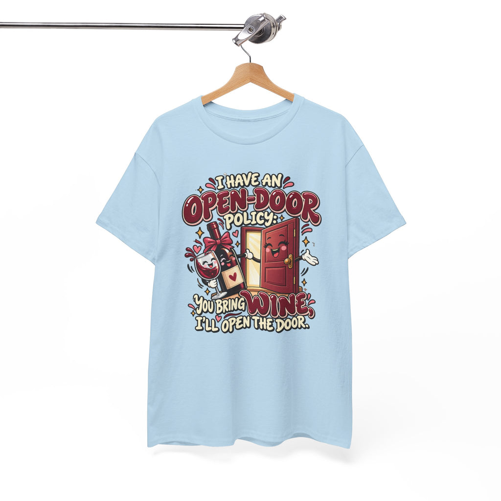 Open-Door Policy Wine Lover T-Shirt