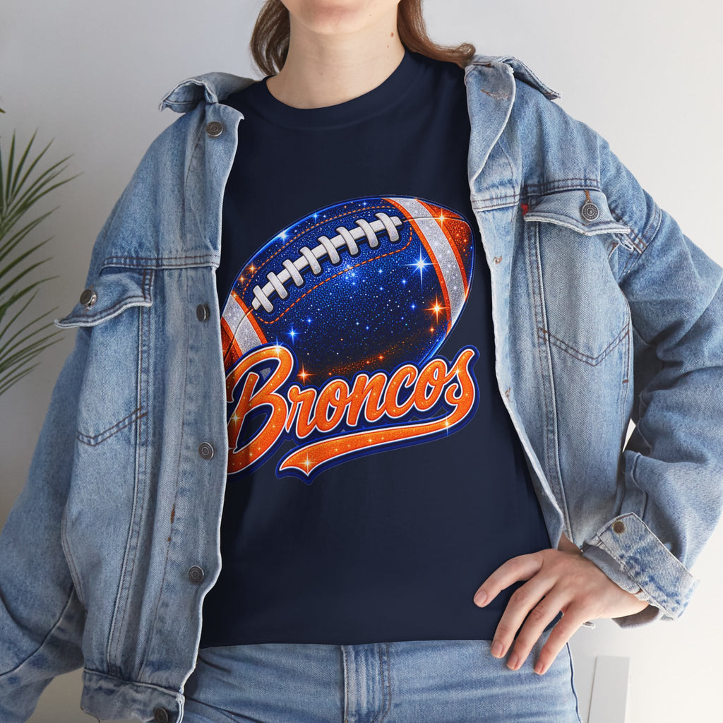 Broncos Football T-Shirt — Galaxy Football Graphic Tee
