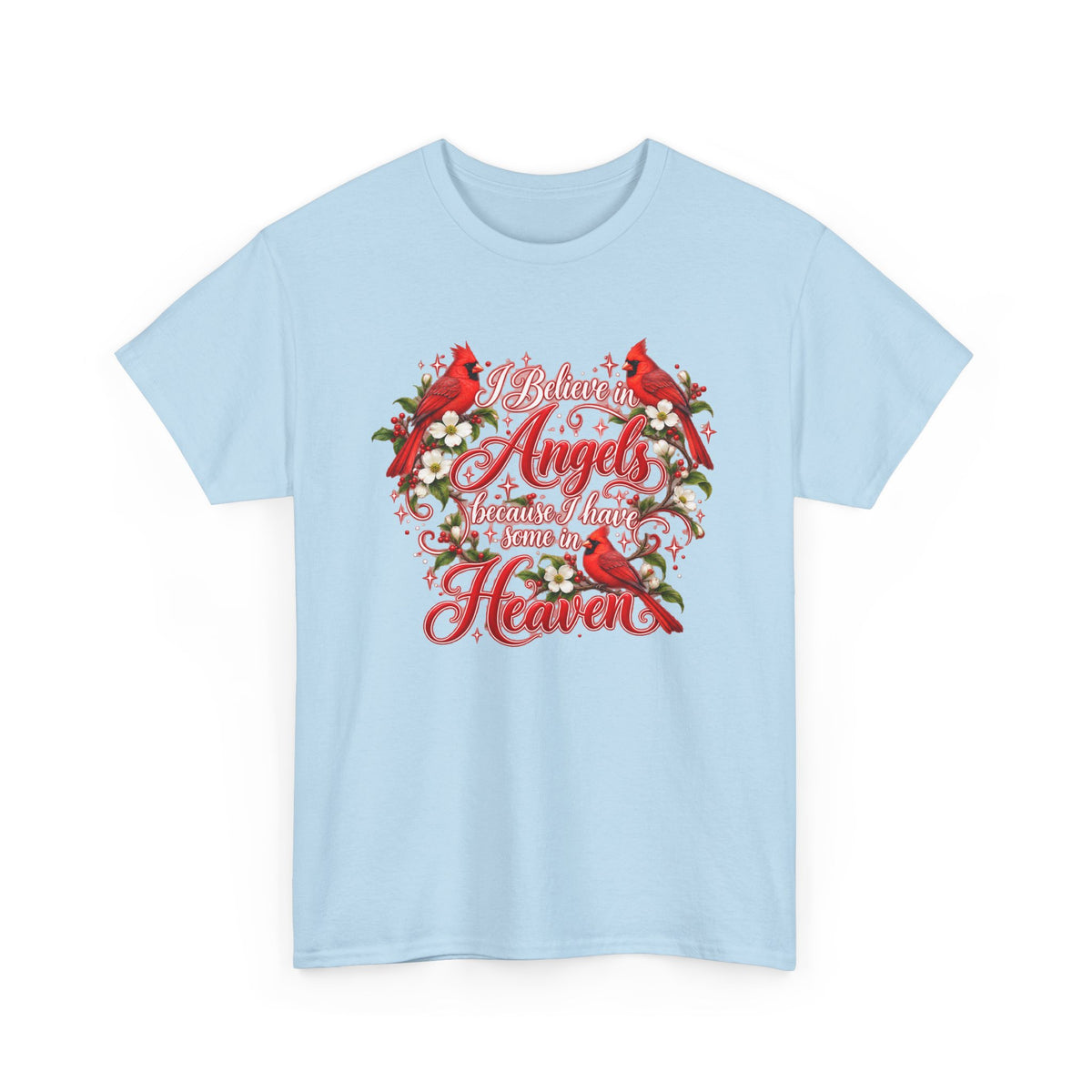 Angels from Heaven Cardinal Christmas T-Shirt