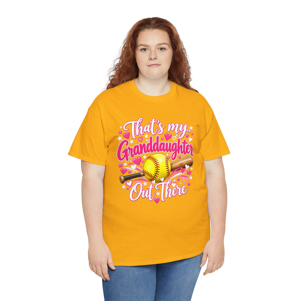 That’s My Granddaughter Out There Softball Grandma T-Shirt