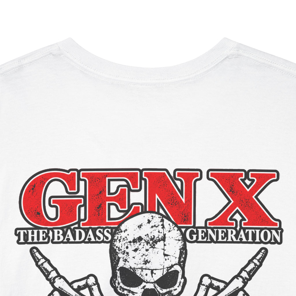 Gen X T‑Shirt — "The Badass Generation" Skull & Crossbones Retro Tee
