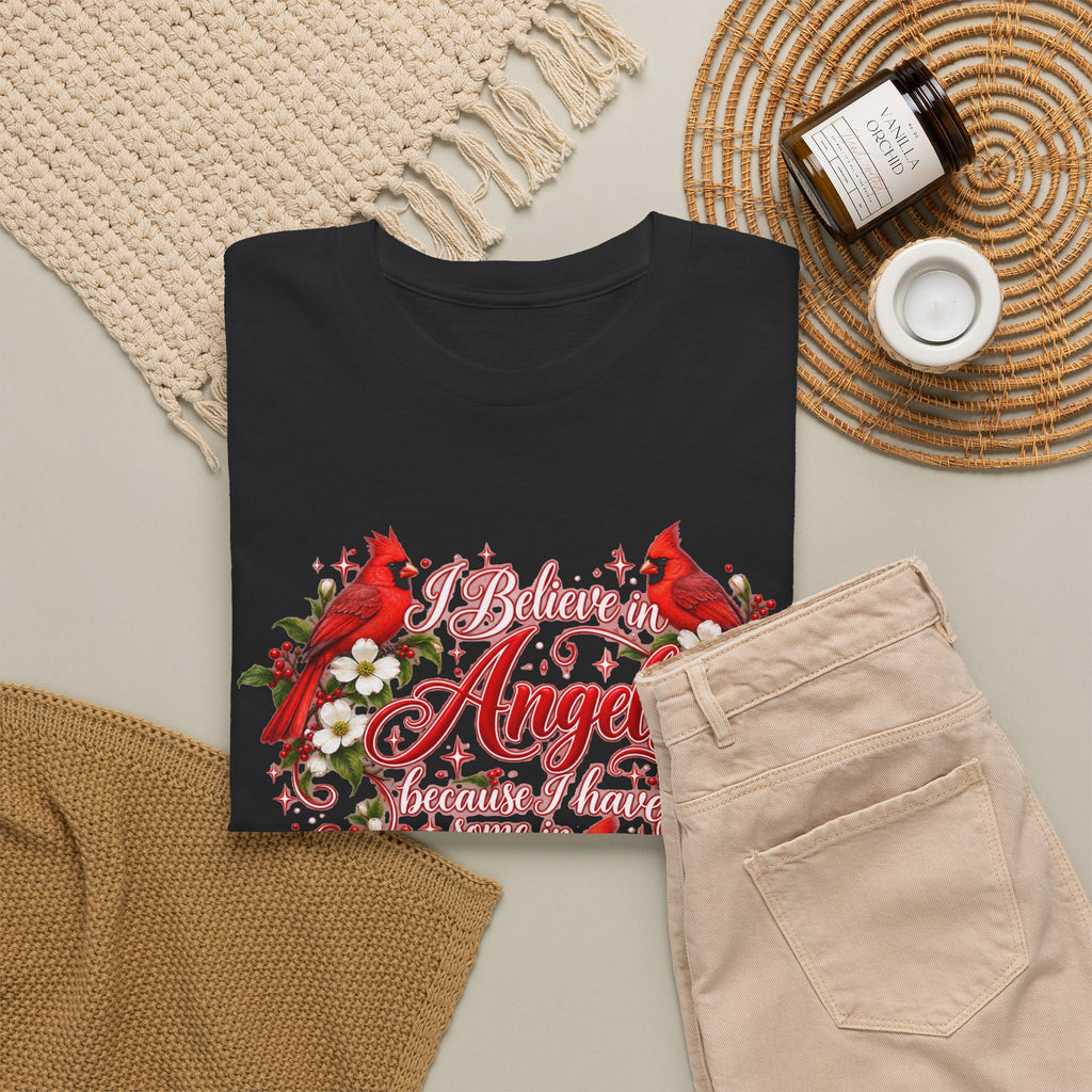 Angels from Heaven Cardinal Christmas T-Shirt