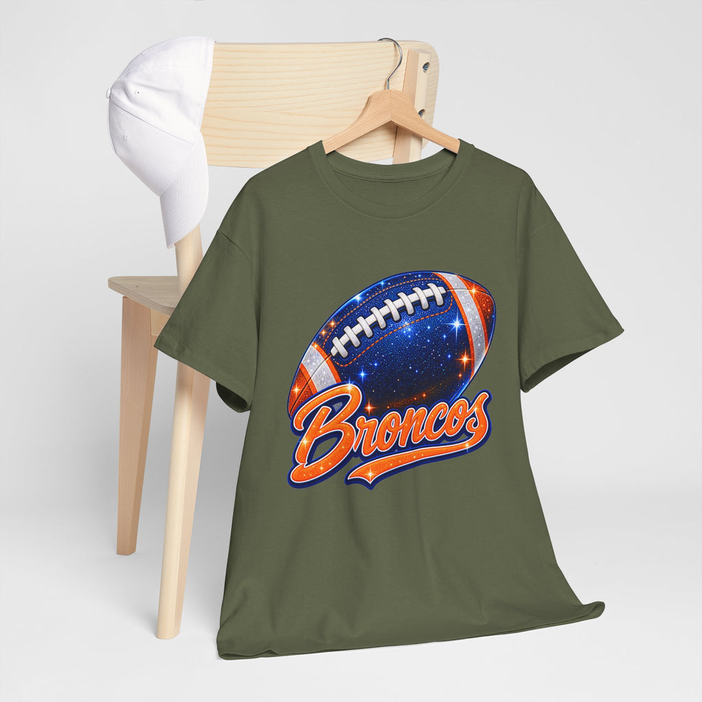 Broncos Football T-Shirt — Galaxy Football Graphic Tee