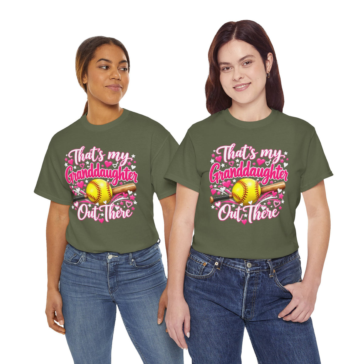 That’s My Granddaughter Out There Softball Grandma T-Shirt