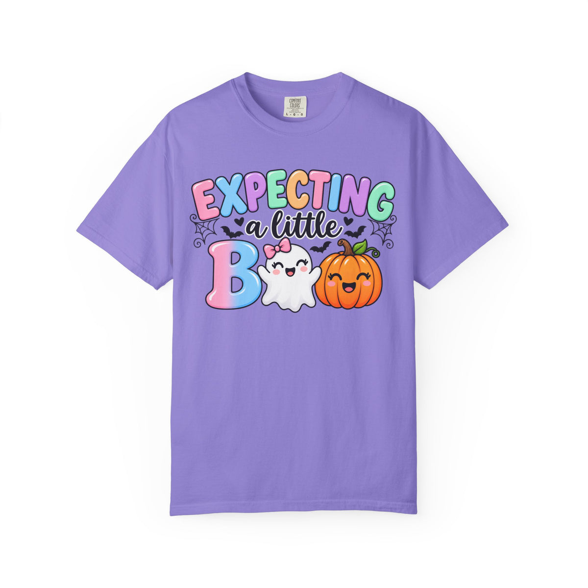 Expecting a Little Boo Maternity T-Shirt — Cute Halloween Pregnancy Tee