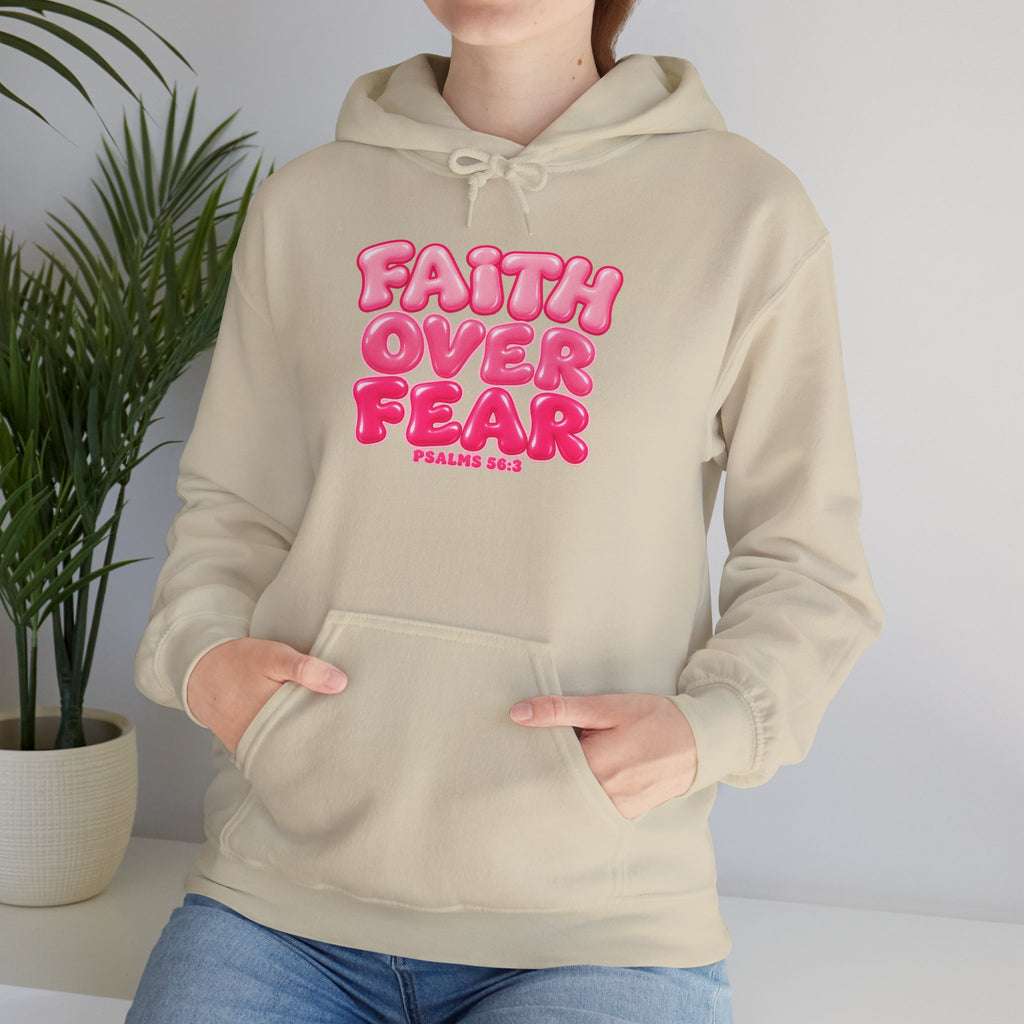 Faith Over Fear Inspirational Hoodie
