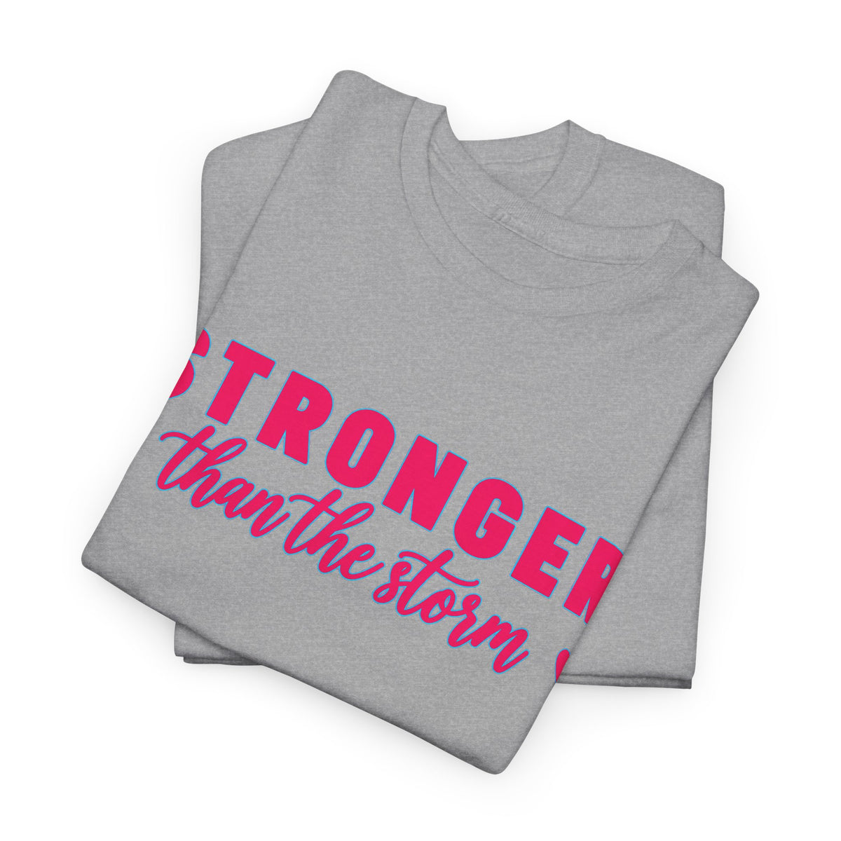 Stronger Than the Storm Tee - Inspirational Women's Resilience T-Shirt