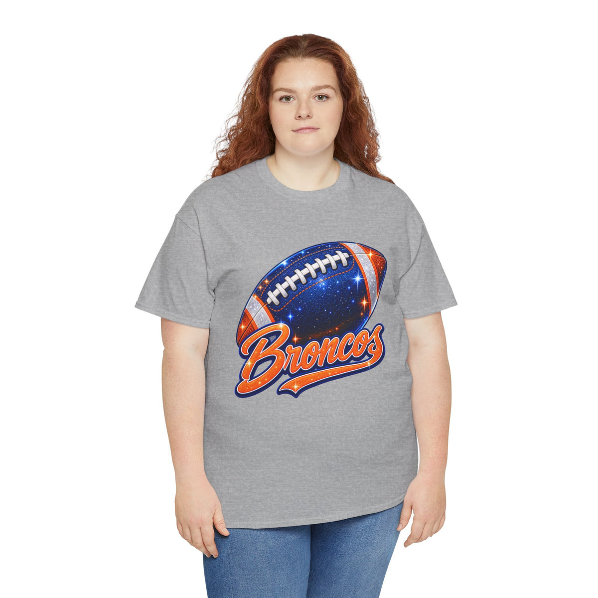 Broncos Football T-Shirt — Galaxy Football Graphic Tee