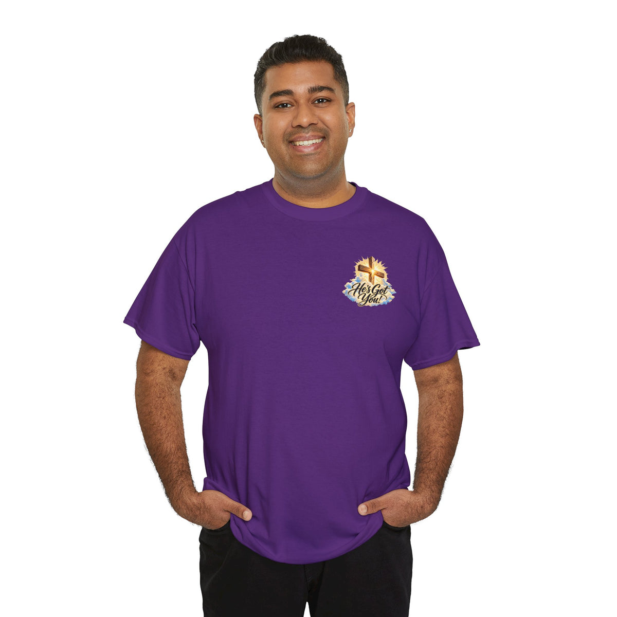 Don't Overthink It He's Got You Tee — Christian Cross Inspirational T‑Shirt