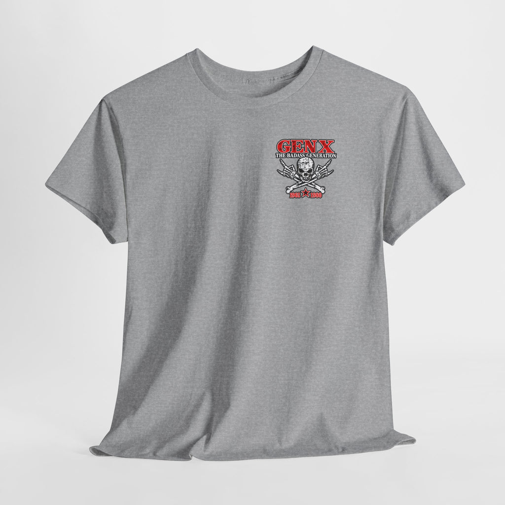 Gen X T‑Shirt — "The Badass Generation" Skull & Crossbones Retro Tee