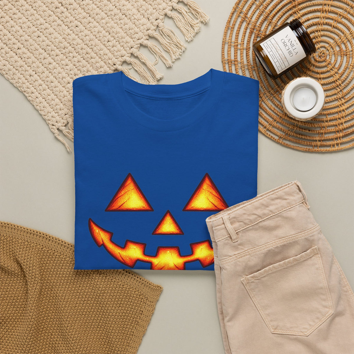 Halloween Jack-O'-Lantern Happy T-Shirt