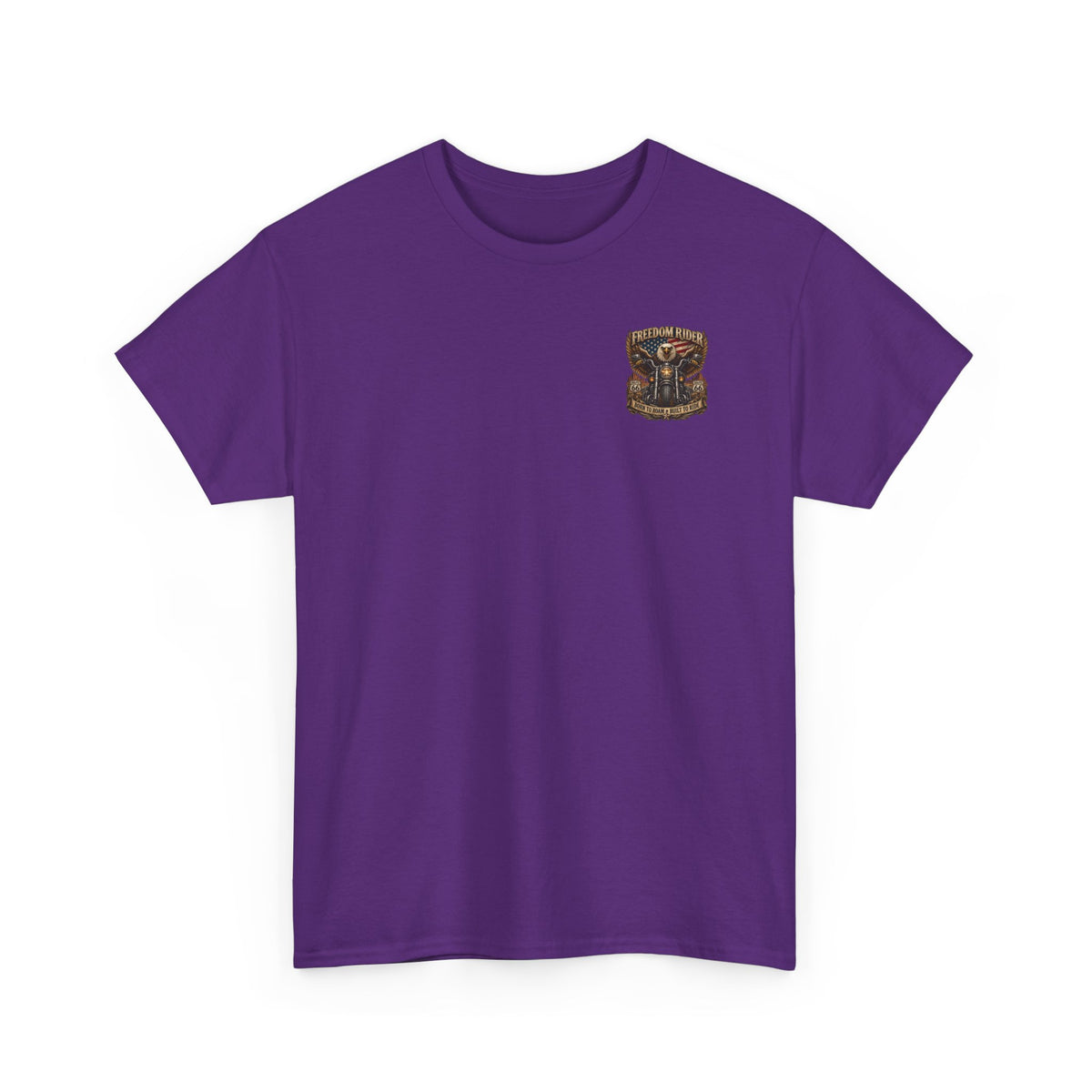 Freedom Rider Motorcycle T‑Shirt — Born to Roam Vintage Biker Tee