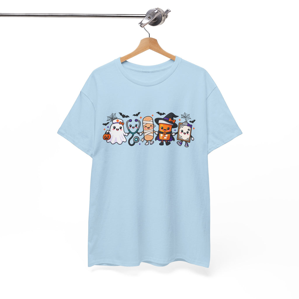 Halloween Candy Characters Tee — Cute Trick-or-Treat Ghosts & Candy Corn Shirt
