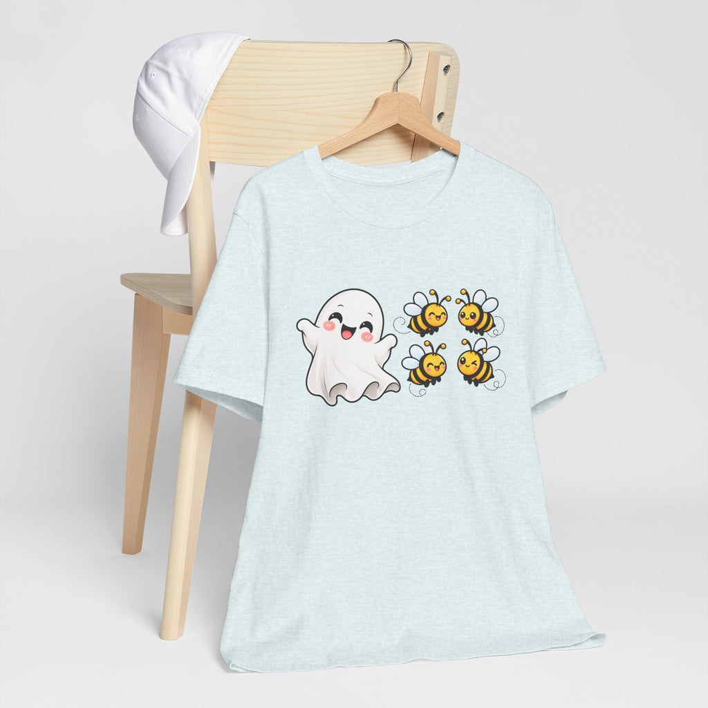 Boo & Bees Halloween Tee – Cute Ghost & Bee Shirt | Spooky Season Must-Have