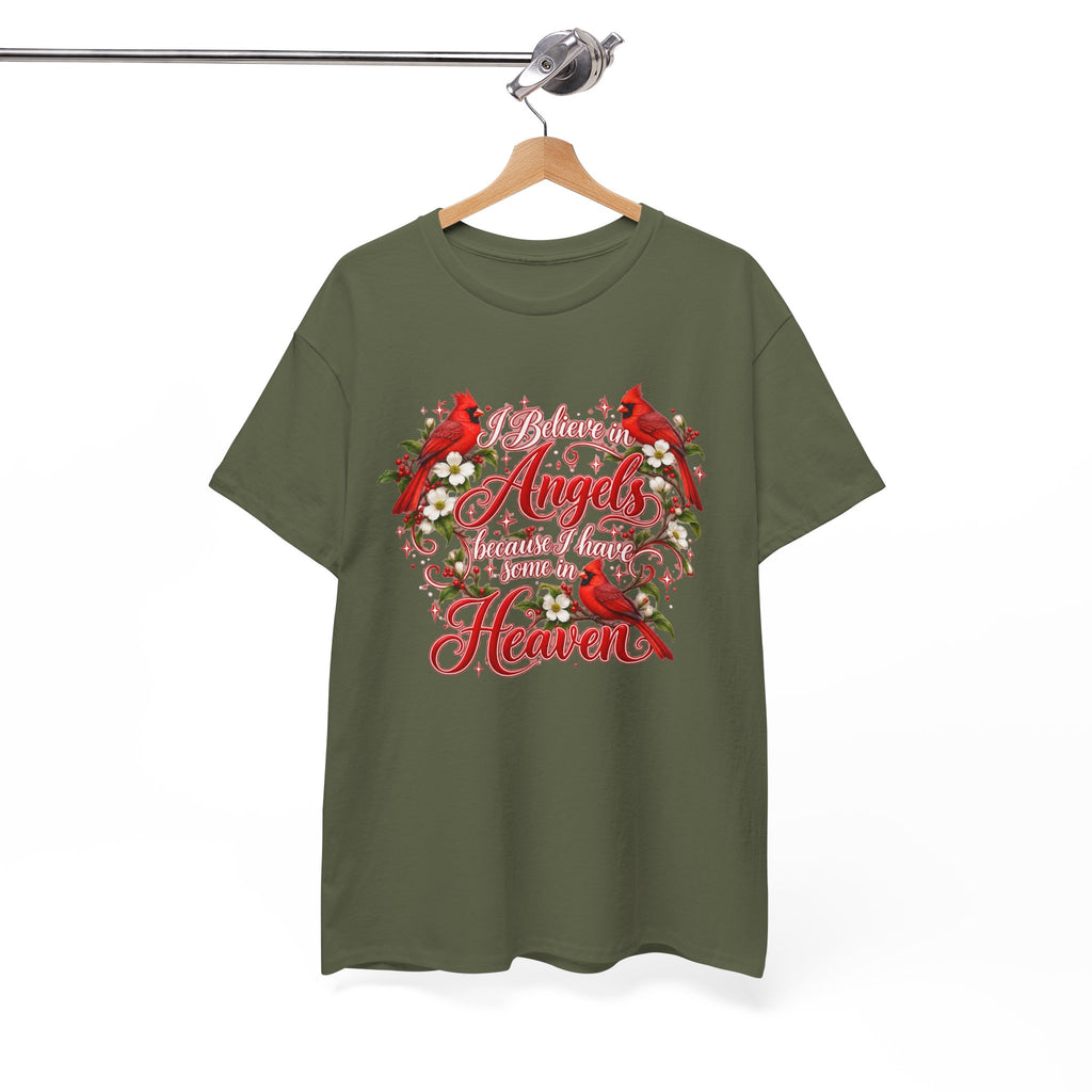 Angels from Heaven Cardinal Christmas T-Shirt