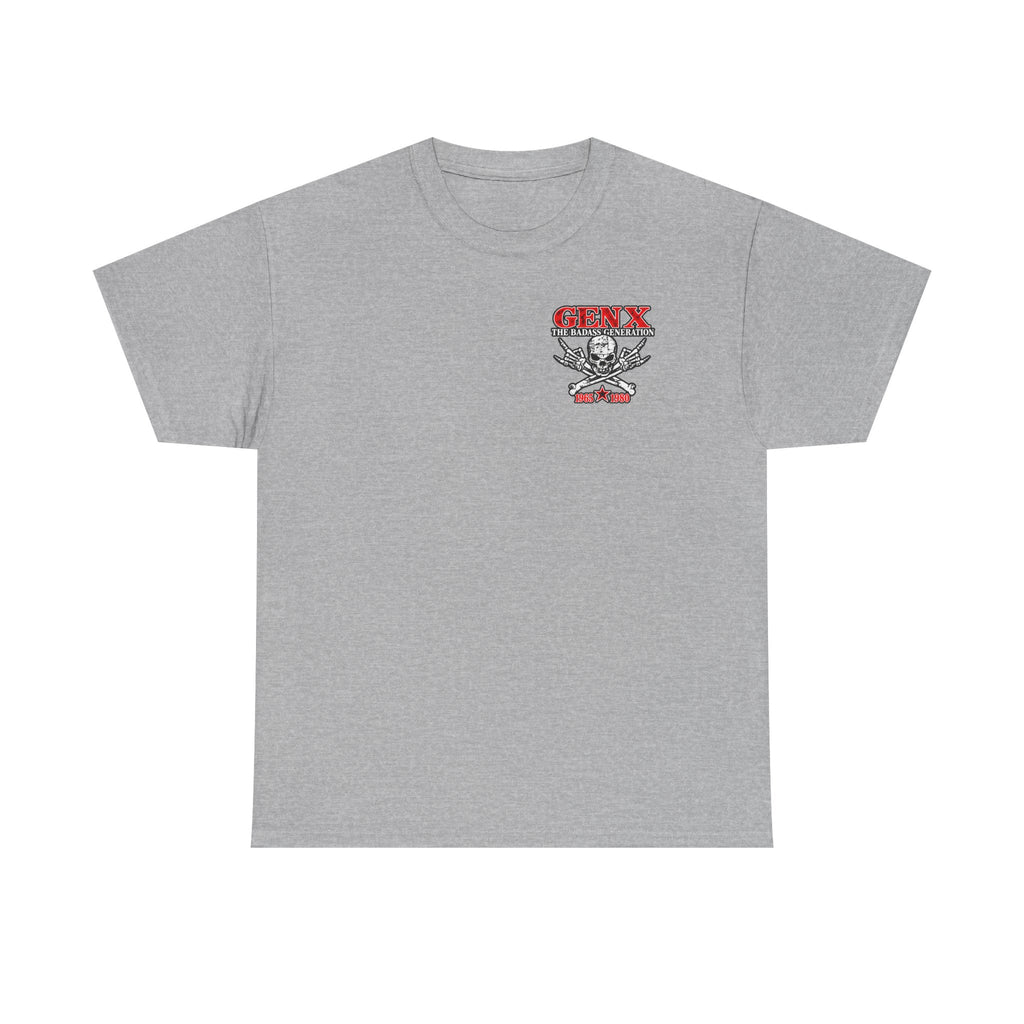 Gen X T‑Shirt — "The Badass Generation" Skull & Crossbones Retro Tee