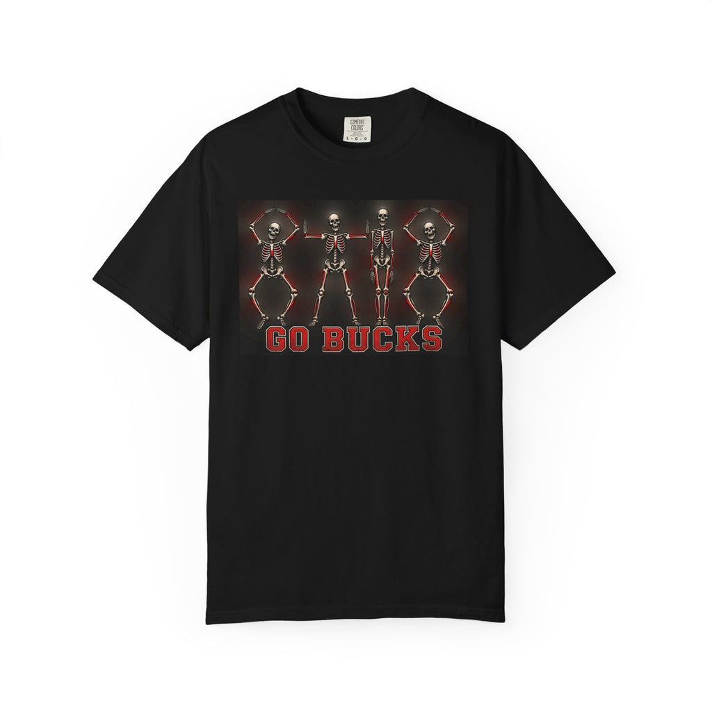 Go Bucks T-Shirt — Vintage Skeleton Dance Football Fan Tee
