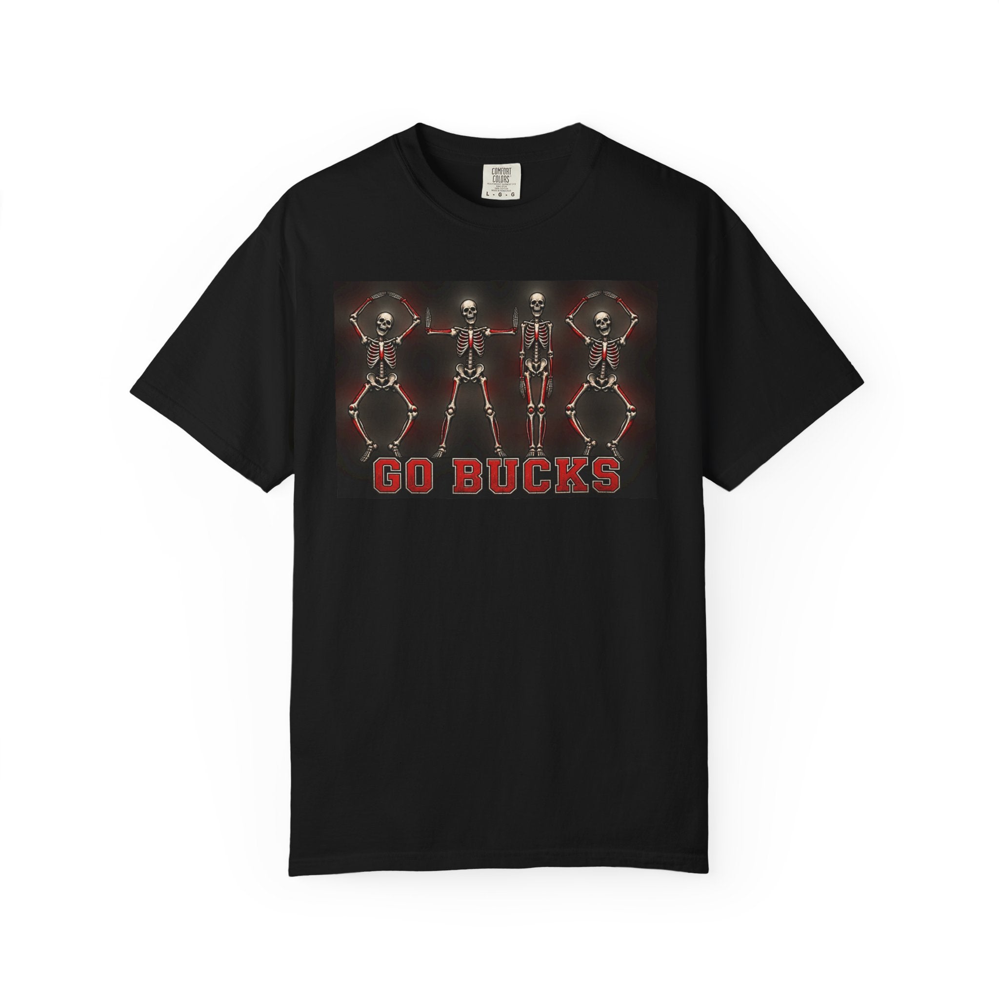 Go Bucks T-Shirt — Vintage Skeleton Dance Football Fan Tee