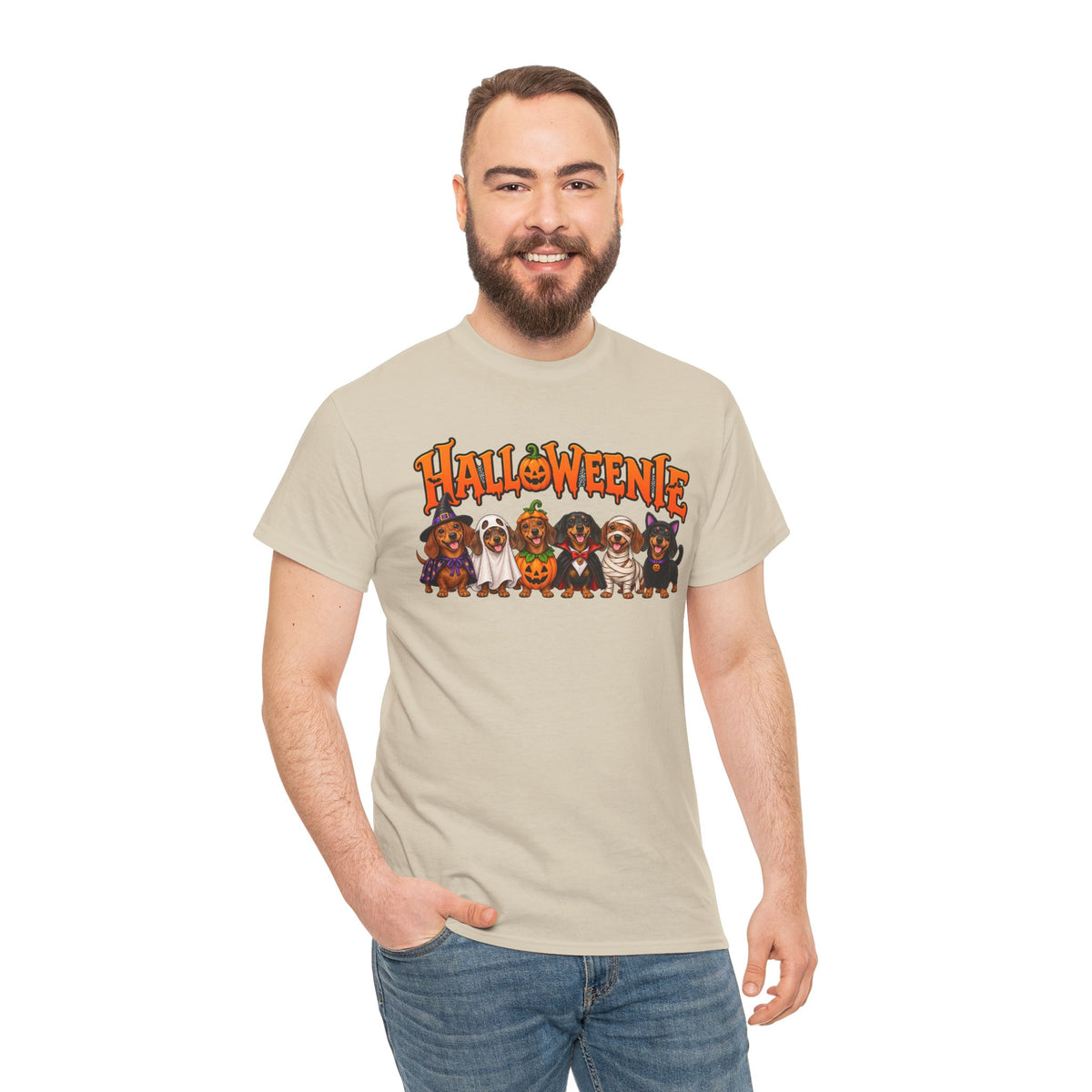 Halloweenie Dachshund T-Shirt | Halloween Dog Graphic