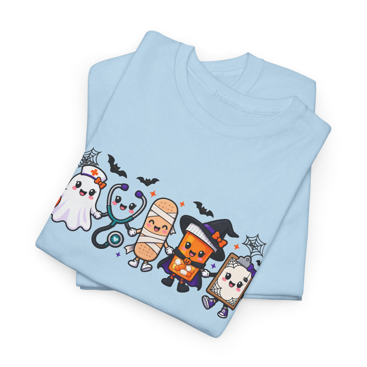Halloween Candy Characters Tee — Cute Trick-or-Treat Ghosts & Candy Corn Shirt