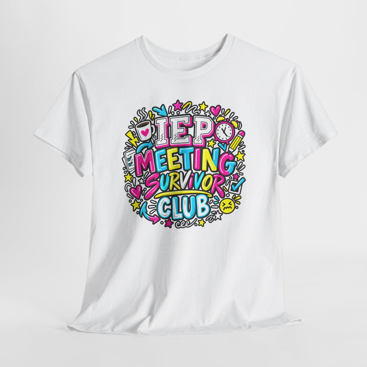 Video Meeting Survivor Club T-Shirt — Funny Remote Work Tee