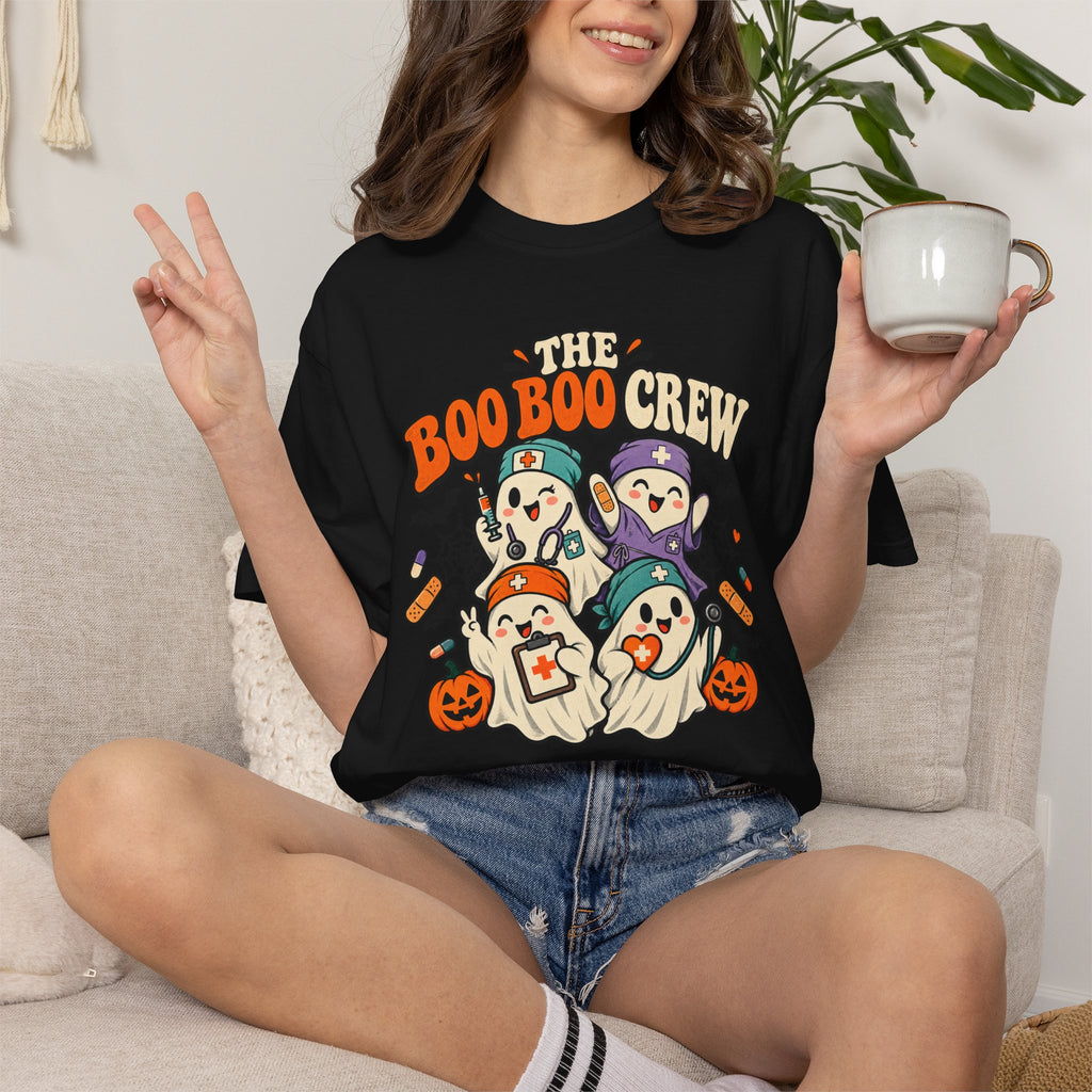 Halloween 'The Boo Boo Crew' Graphic T-Shirt