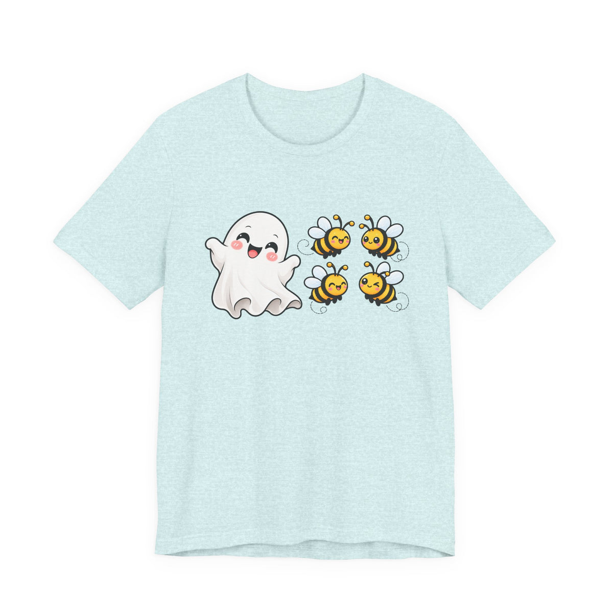 Boo & Bees Halloween Tee – Cute Ghost & Bee Shirt | Spooky Season Must-Have