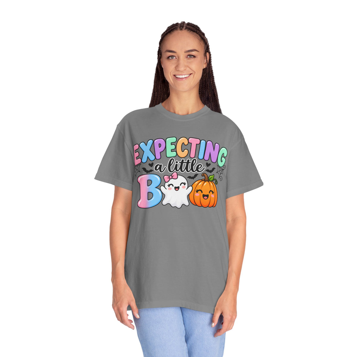 Expecting a Little Boo Maternity T-Shirt — Cute Halloween Pregnancy Tee