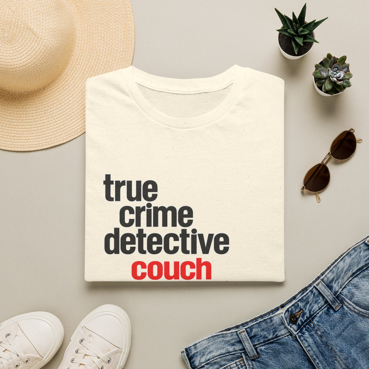 True Crime Detective Couch Division T-Shirt