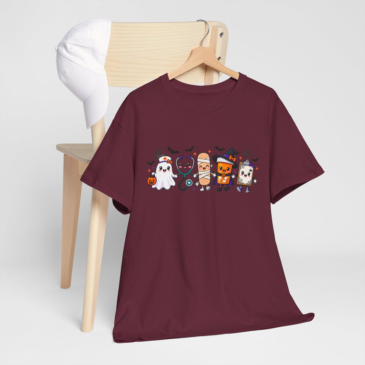 Halloween Candy Characters Tee — Cute Trick-or-Treat Ghosts & Candy Corn Shirt