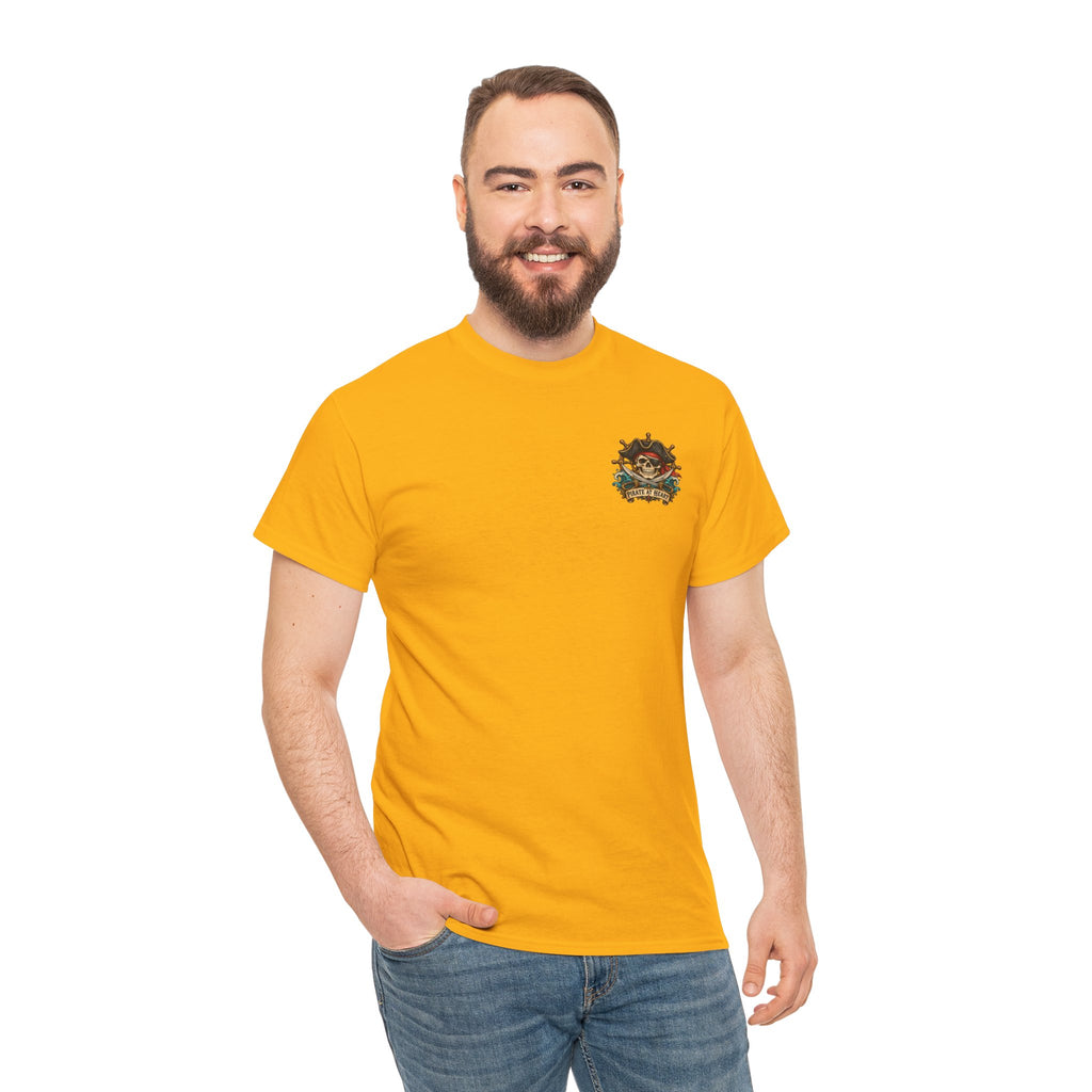 Pirate Skull Tee — "I Was a Pirate" Nautical Skull, Water • Alcohol • Booty • Boats Graphic T‑Shirt
