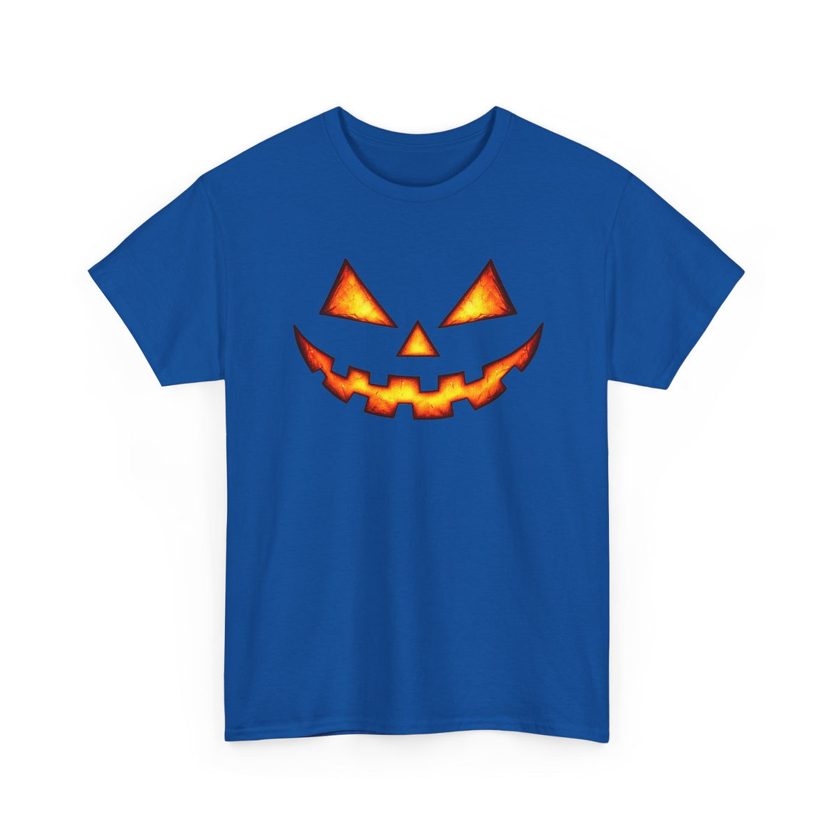 Jack-O'-Lantern Pumpkin Scary Face T-Shirt — Halloween Horror Costume Tee