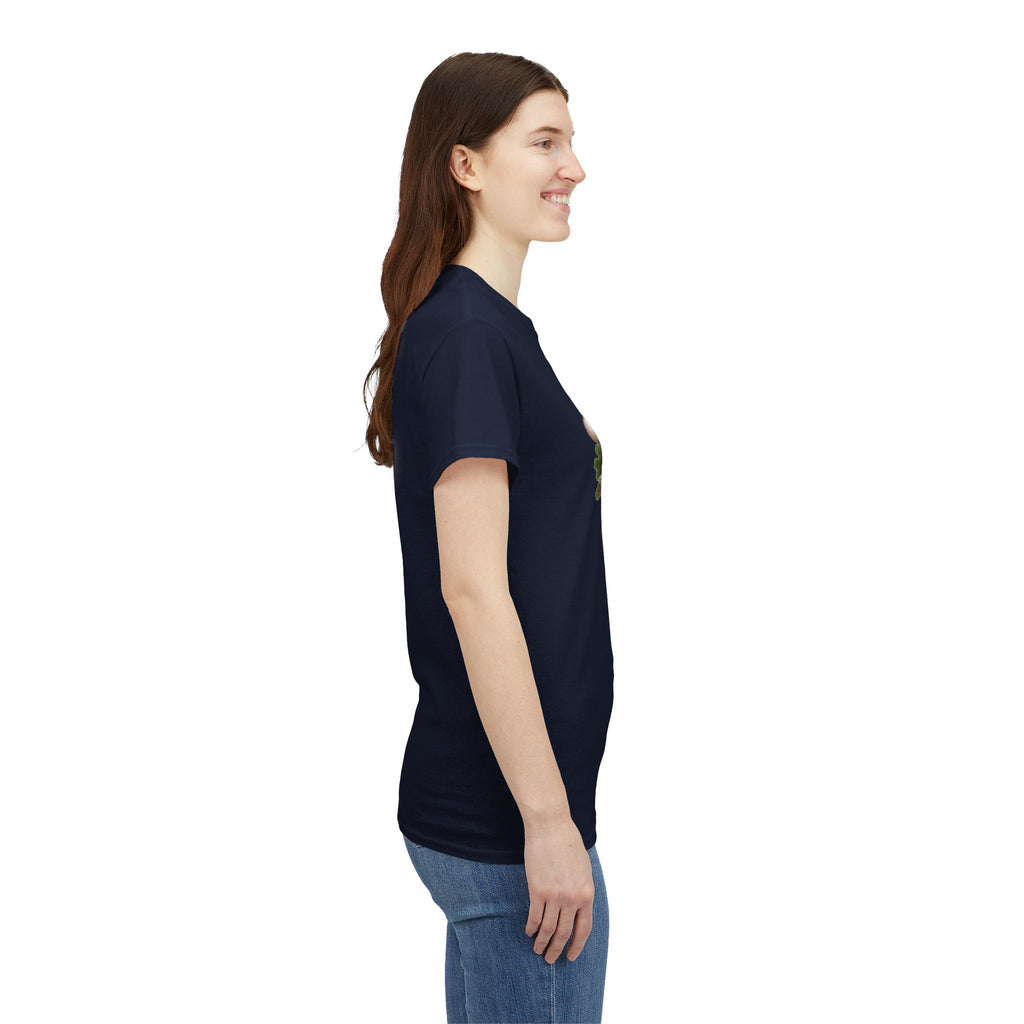Merry Christmas Paw Prints Holiday Graphic Tee