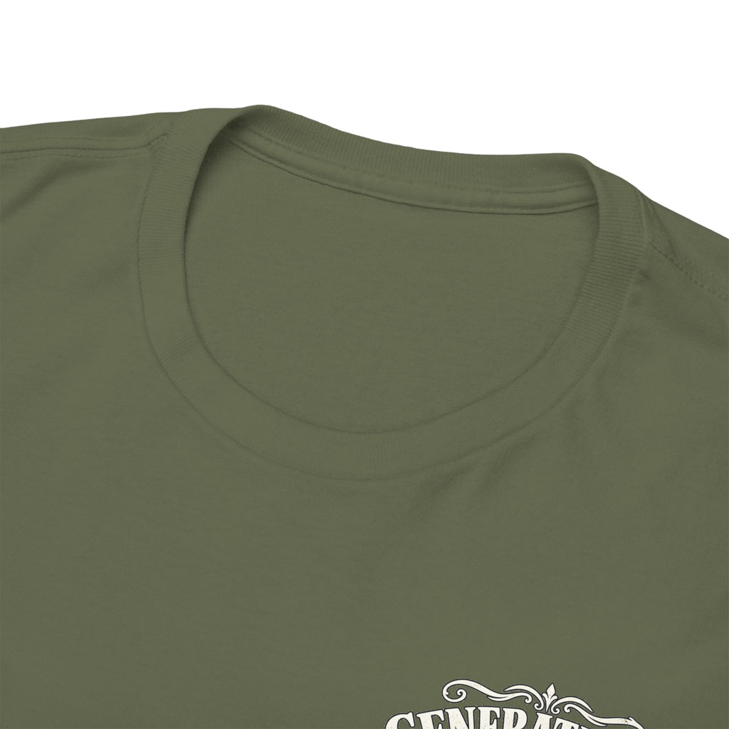 Generation X T‑Shirt — 'Stay Feral' Vintage Whiskey Label Tee (Born 1965–1980)