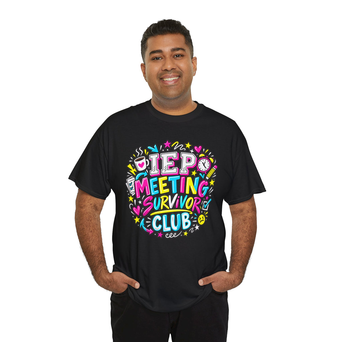 Video Meeting Survivor Club T-Shirt — Funny Remote Work Tee