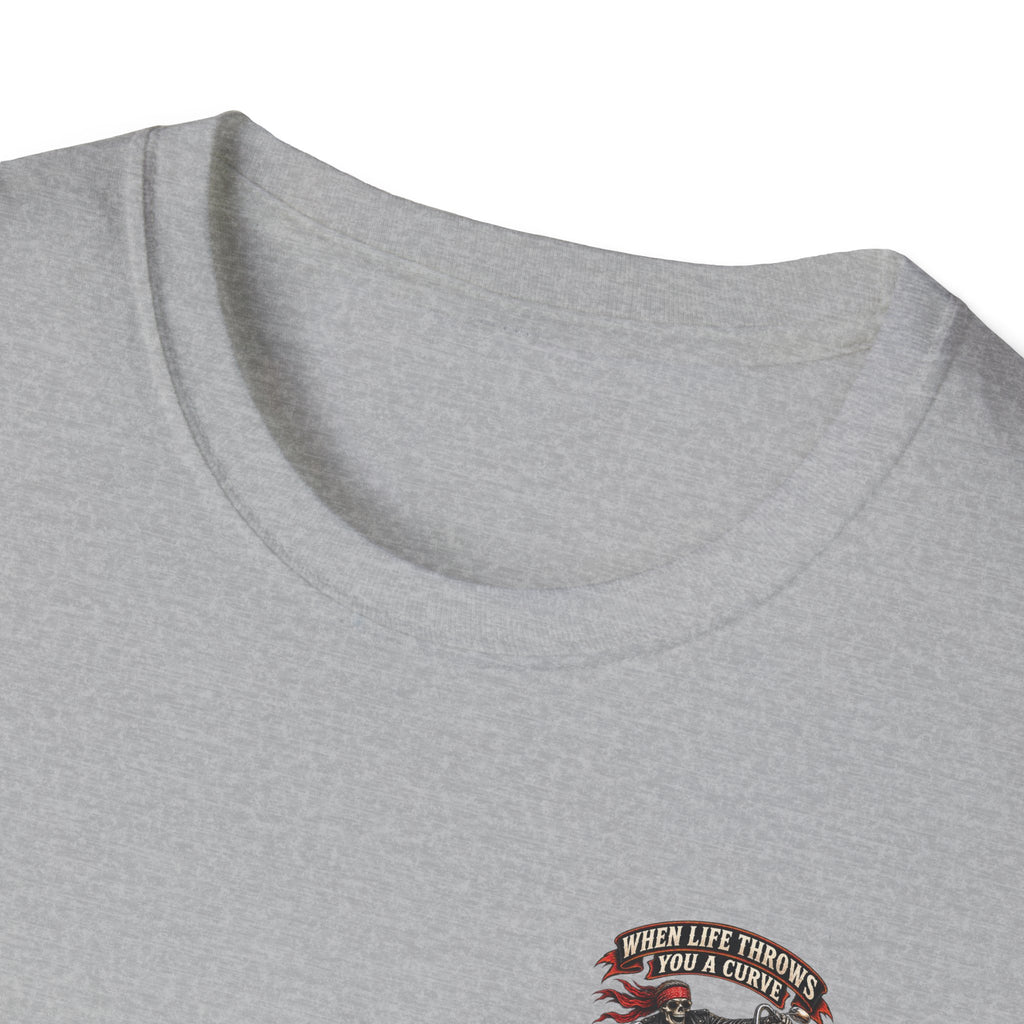Motorcycle Rider Skull Tee — Born to Ride Graphic T-Shirt