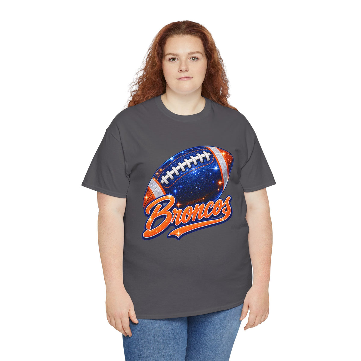 Broncos Football T-Shirt — Galaxy Football Graphic Tee