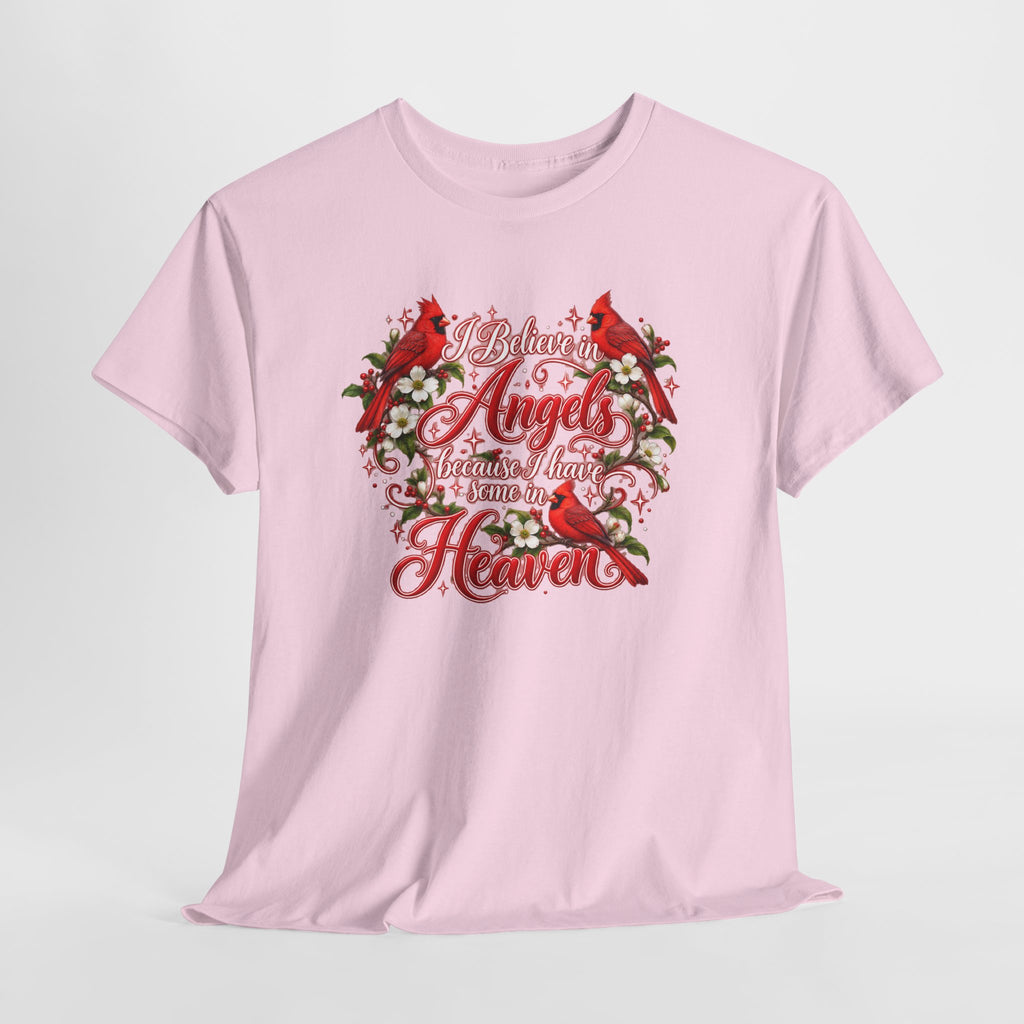 Angels from Heaven Cardinal Christmas T-Shirt