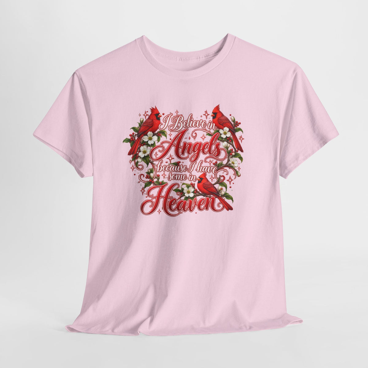 Angels from Heaven Cardinal Christmas T-Shirt