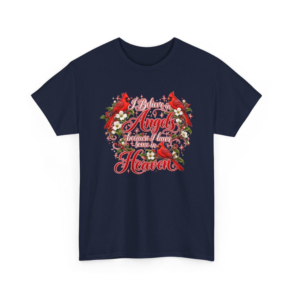 Angels from Heaven Cardinal Christmas T-Shirt
