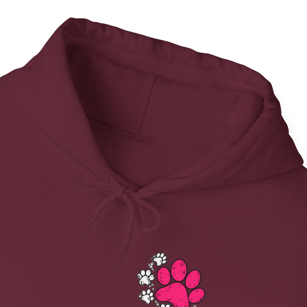 My Shadow Has Four Legs and a Tail Paw Print Hoodie