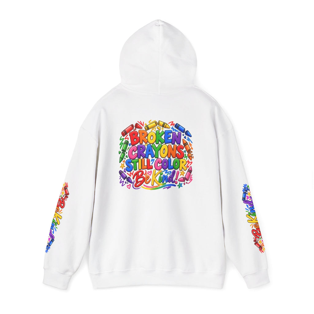 Broken Crayons Still Colorful Rainbow Art Hoodie