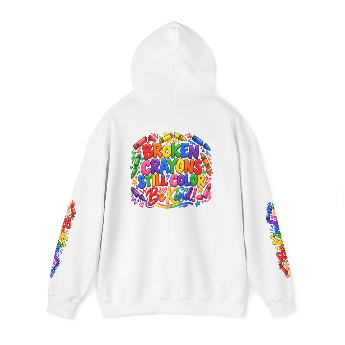 Broken Crayons Still Colorful Rainbow Art Hoodie