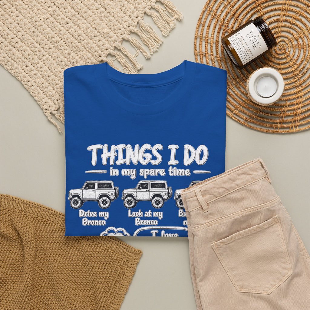 T‑Shirt — "Things I Do in My Spare Time" Jeep Lover Graphic Tee