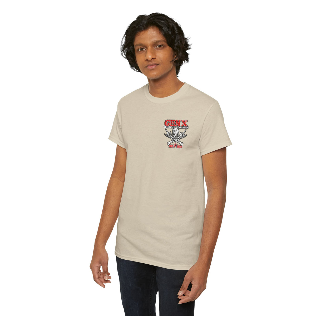 Gen X T‑Shirt — "The Badass Generation" Skull & Crossbones Retro Tee