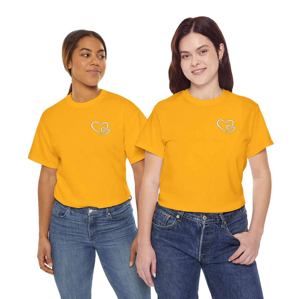 Inspirational Heart T-Shirt – "To the Person Behind Me: You Are Amazing, Beautiful and Enough" Motivational Tee