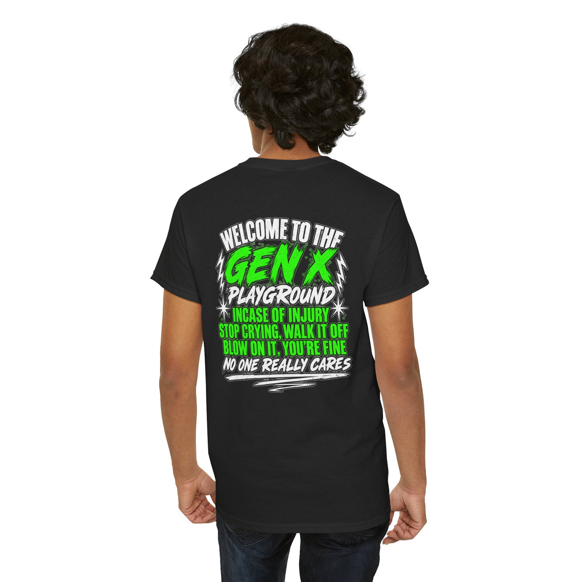 Gen X Playground T‑Shirt — "Welcome to the Gen X Playground" Graphic Tee