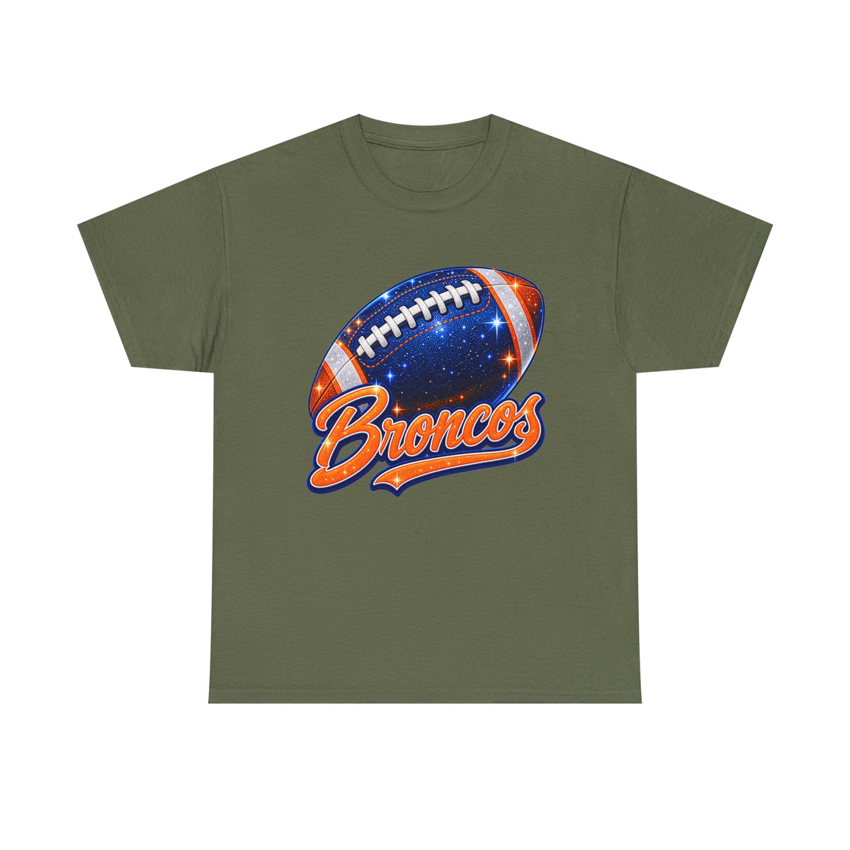 Broncos Football T-Shirt — Galaxy Football Graphic Tee