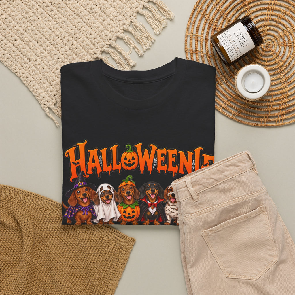 Halloweenie Dachshund T-Shirt | Halloween Dog Graphic