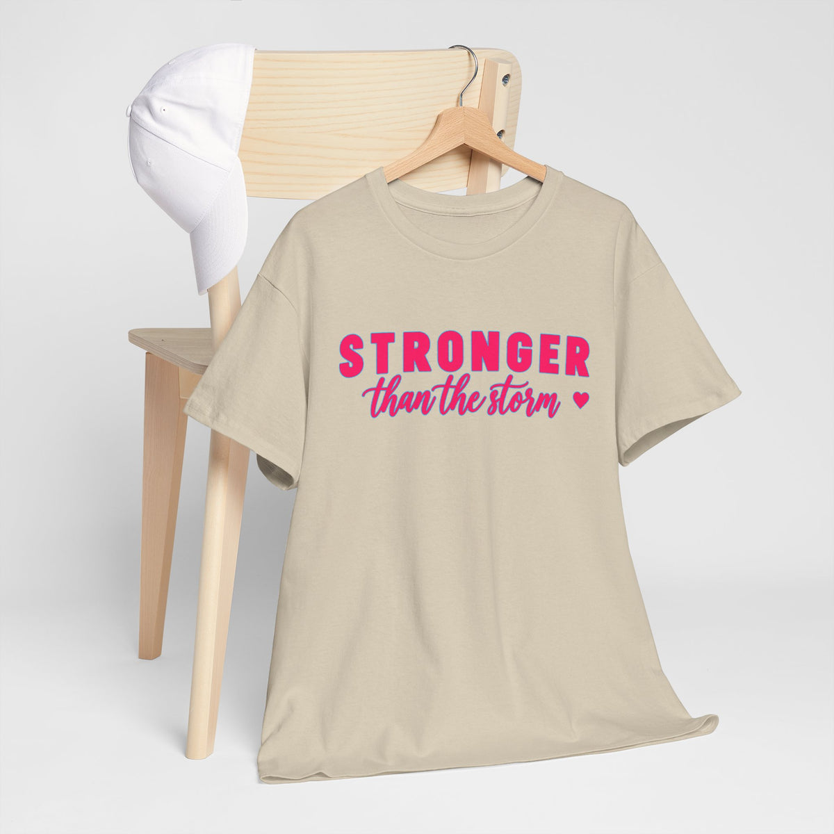 Stronger Than the Storm Tee - Inspirational Women's Resilience T-Shirt